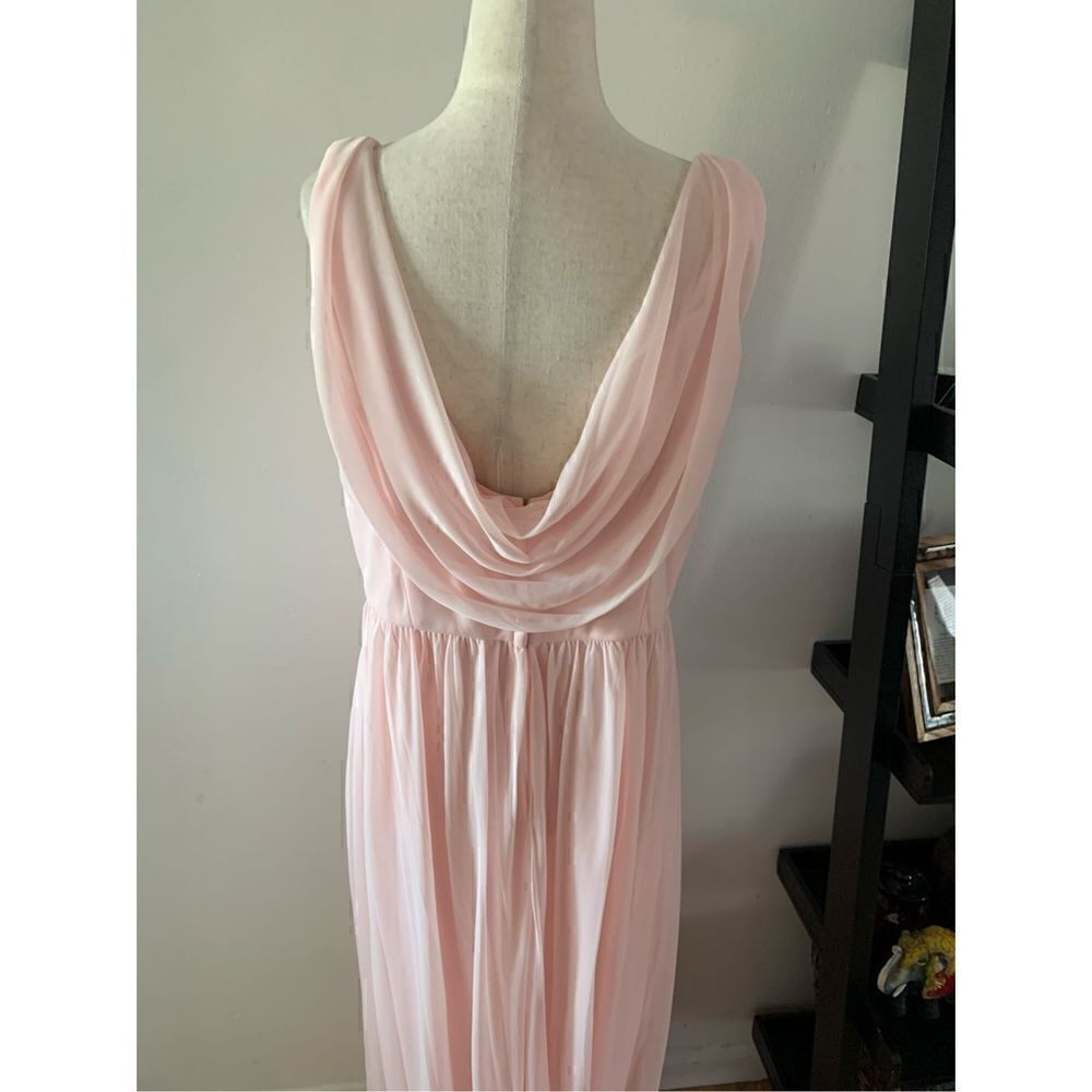Celebrate db dress pink maxi dress size 14 bridesmaid made of honor - Picture 3 of 6